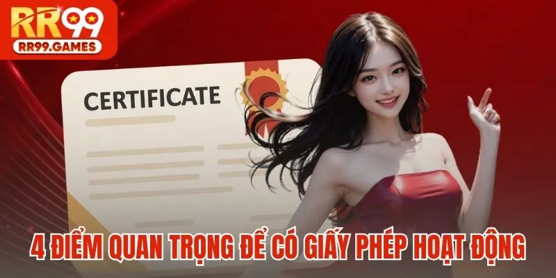 4 Điểm quan trọng để có giấy phép hoạt động